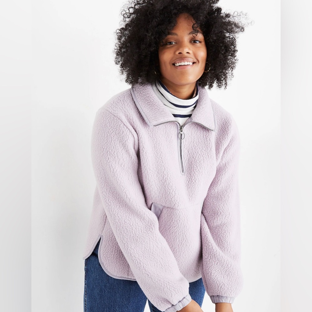 Madewell Polartec® Fleece Popover Jacket